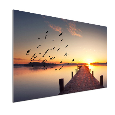 Panel de pared de cocina Atardecer