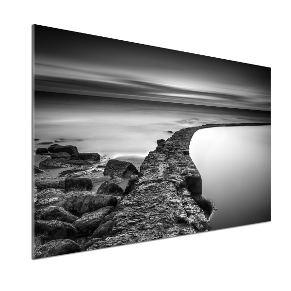 Salpicadero de cocina Playa rocosa