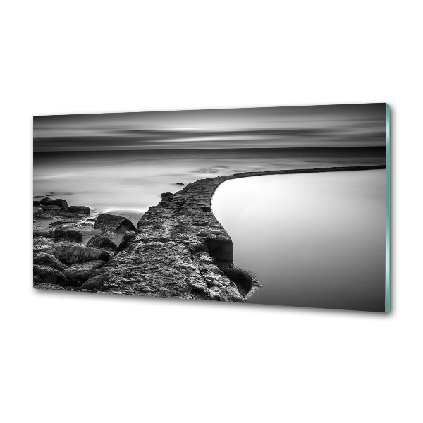 Salpicadero de cocina Playa rocosa