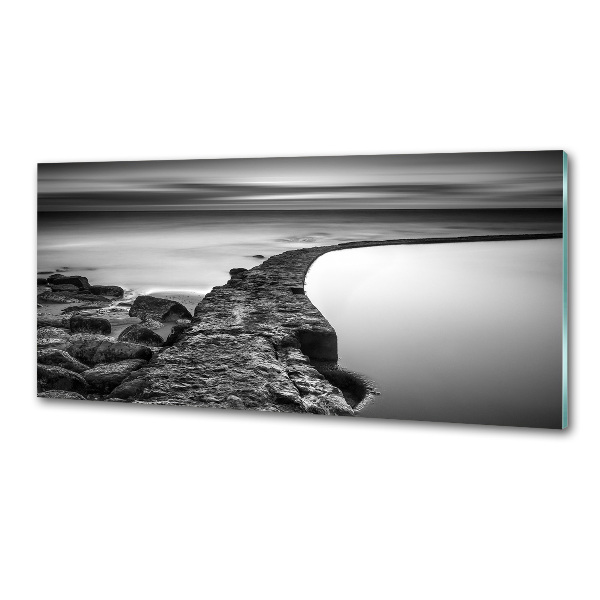 Salpicadero de cocina Playa rocosa