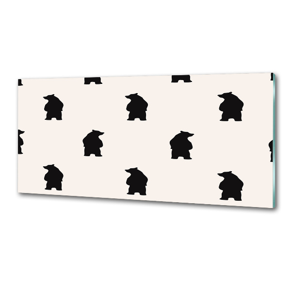 Panel antisalpicaduras Osos