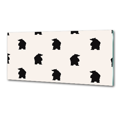 Panel antisalpicaduras Osos