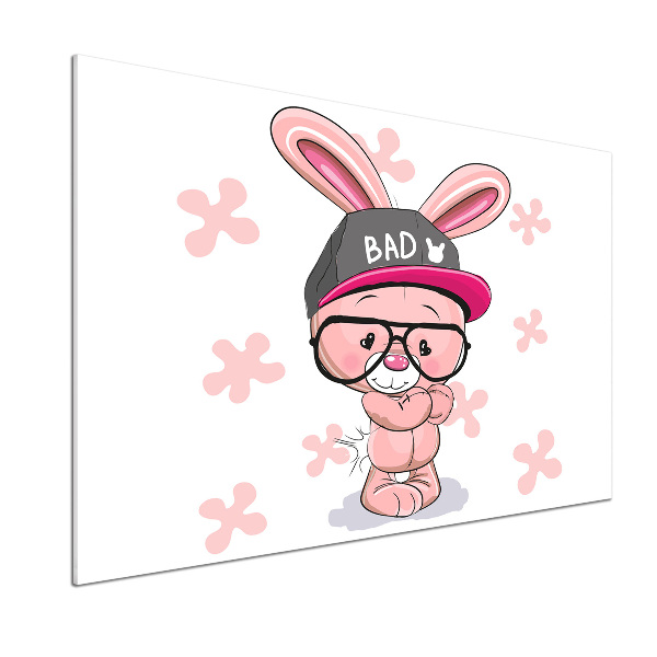 Panel para cocina Conejo con sombrero