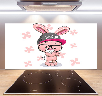 Panel para cocina Conejo con sombrero