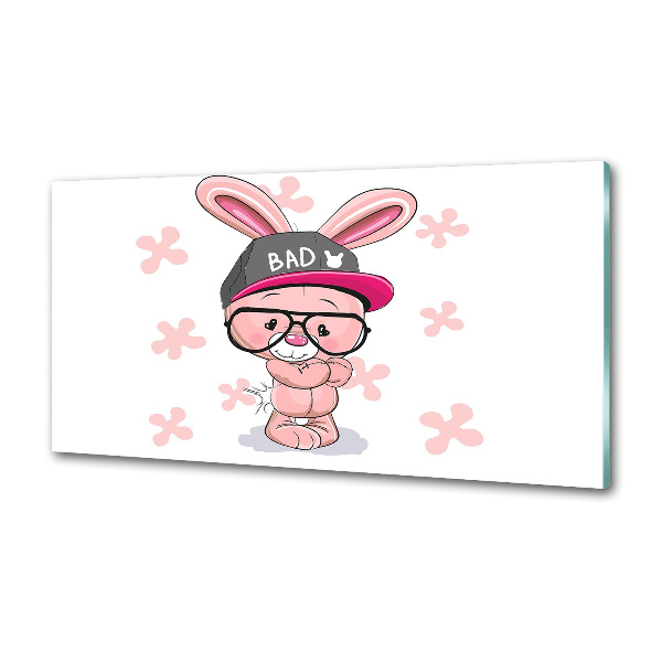 Panel para cocina Conejo con sombrero