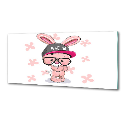Panel para cocina Conejo con sombrero