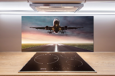 Panel para cocina Un avión despegando