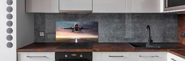 Panel para cocina Un avión despegando
