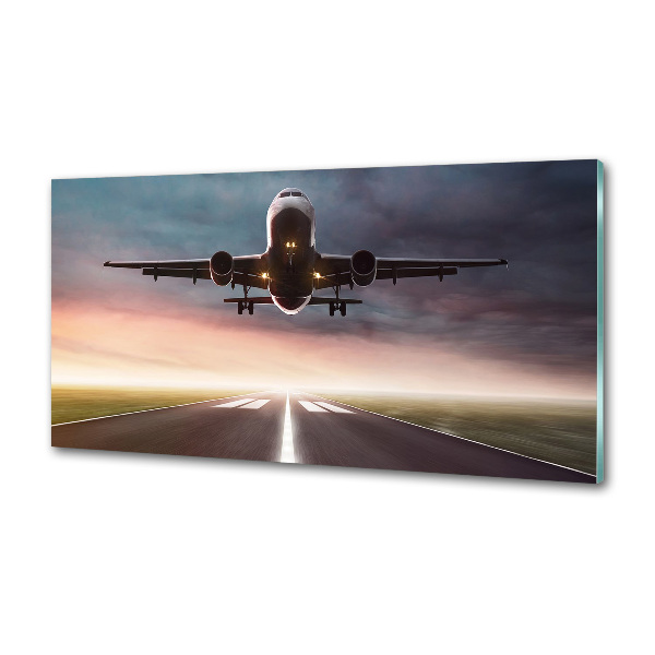 Panel para cocina Un avión despegando