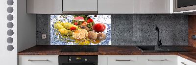 Salpicadero de cocina Fruta y agua