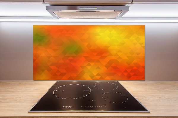 Panel para cocina Triángulos abstractos