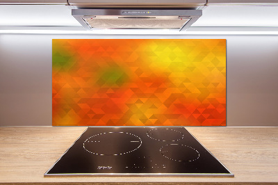 Panel para cocina Triángulos abstractos