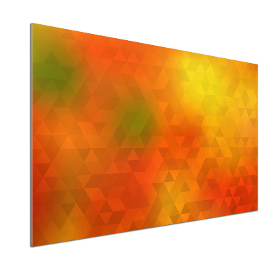 Panel para cocina Triángulos abstractos