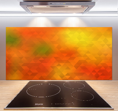 Panel para cocina Triángulos abstractos
