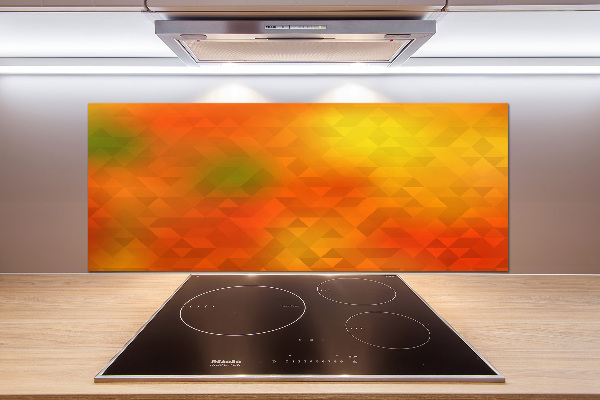 Panel para cocina Triángulos abstractos