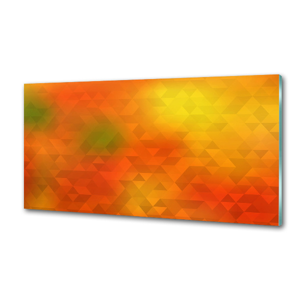 Panel para cocina Triángulos abstractos