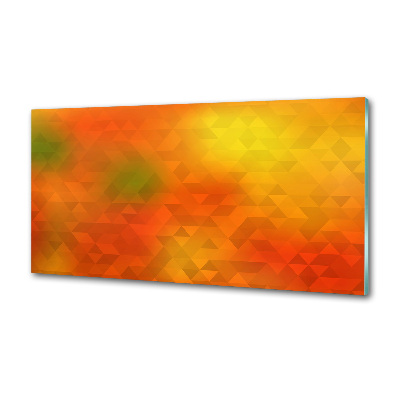 Panel para cocina Triángulos abstractos