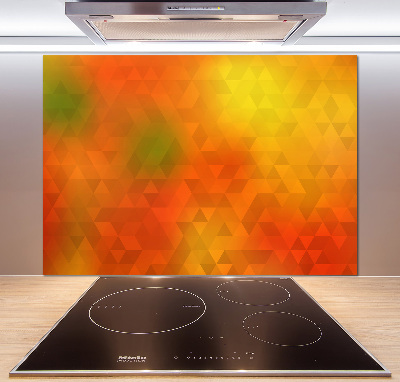 Panel para cocina Triángulos abstractos
