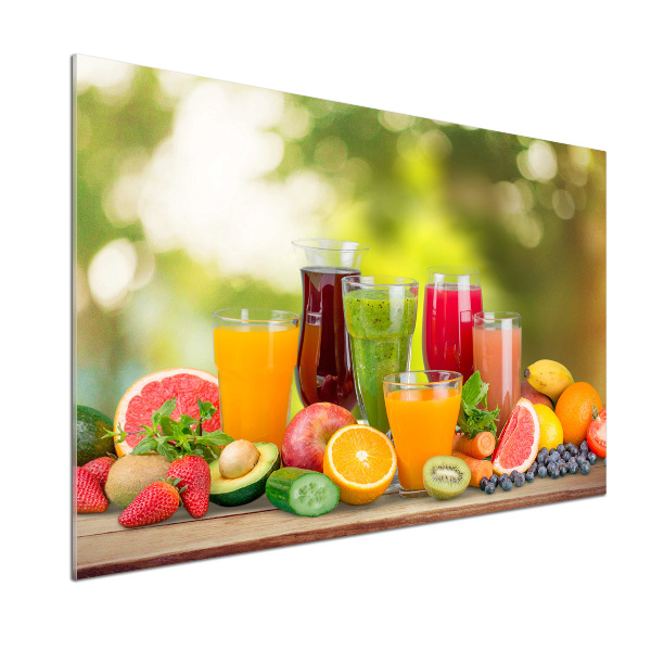Panel antisalpicaduras Jugos de frutas