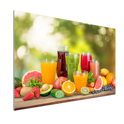 Panel antisalpicaduras Jugos de frutas