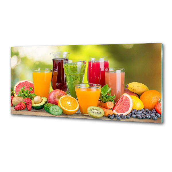 Panel antisalpicaduras Jugos de frutas