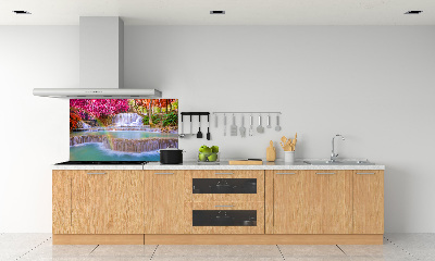 Panel antisalpicaduras Cascada en el bosque