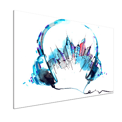 Panel antisalpicaduras Sonidos de la ciudad