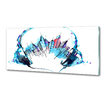 Panel antisalpicaduras Sonidos de la ciudad