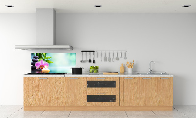 Salpicadero para cocina Orquídea de bambú