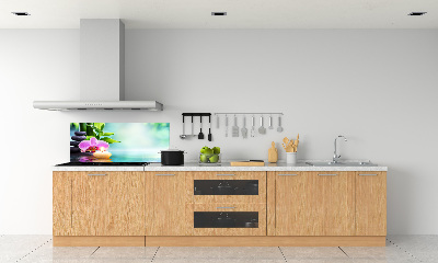 Salpicadero para cocina Orquídea de bambú