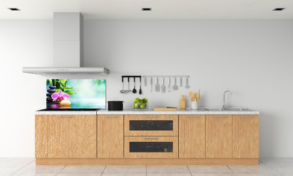 Salpicadero para cocina Orquídea de bambú