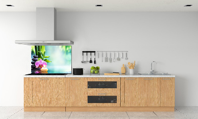 Salpicadero para cocina Orquídea de bambú