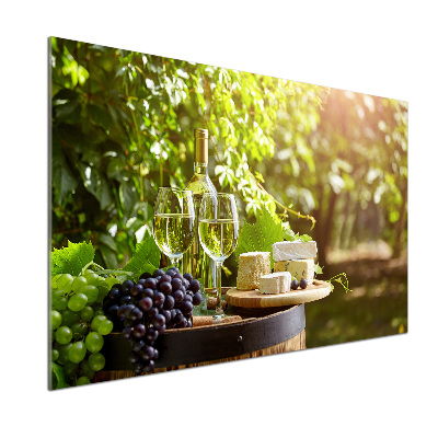 Panel de pared de cocina Vino y aperitivos