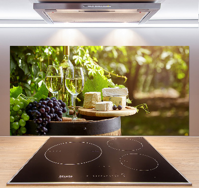 Panel de pared de cocina Vino y aperitivos