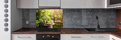 Panel de pared de cocina Vino y aperitivos