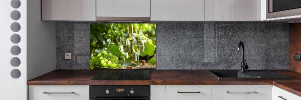 Salpicadero de cocina Vino blanco y fruta