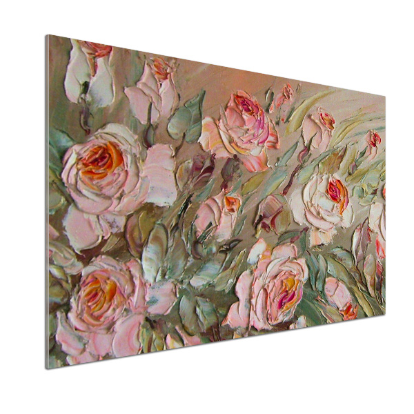 Panel de pared de cocina Rosas