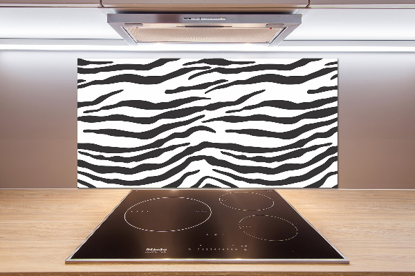 Salpicadero de cocina Fondo de cebra