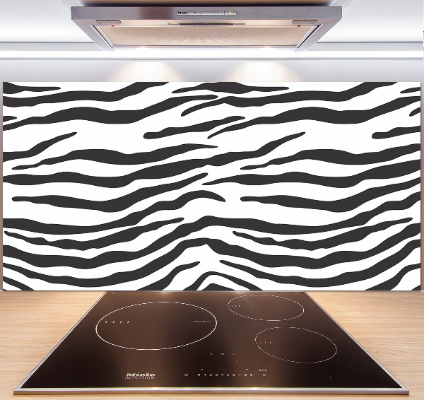 Salpicadero de cocina Fondo de cebra