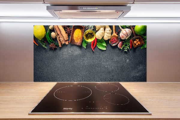 Salpicadero para cocina Hierbas y especias