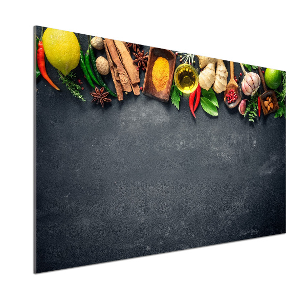 Salpicadero para cocina Hierbas y especias