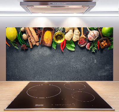 Salpicadero para cocina Hierbas y especias