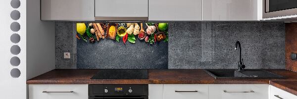 Salpicadero para cocina Hierbas y especias