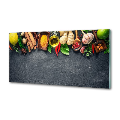 Salpicadero para cocina Hierbas y especias