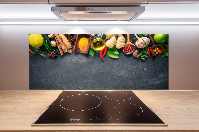 Salpicadero para cocina Hierbas y especias