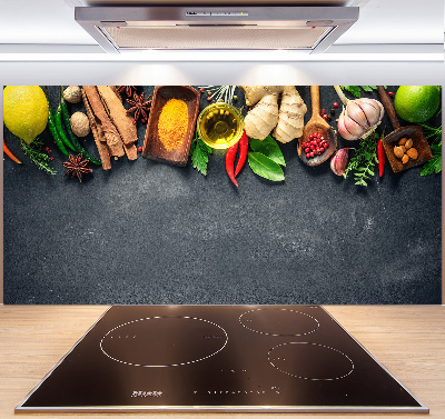 Salpicadero para cocina Hierbas y especias