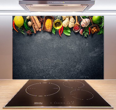 Salpicadero para cocina Hierbas y especias