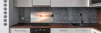 Panel de pared de cocina Playa de Maldivas