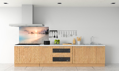 Panel de pared de cocina Playa de Maldivas