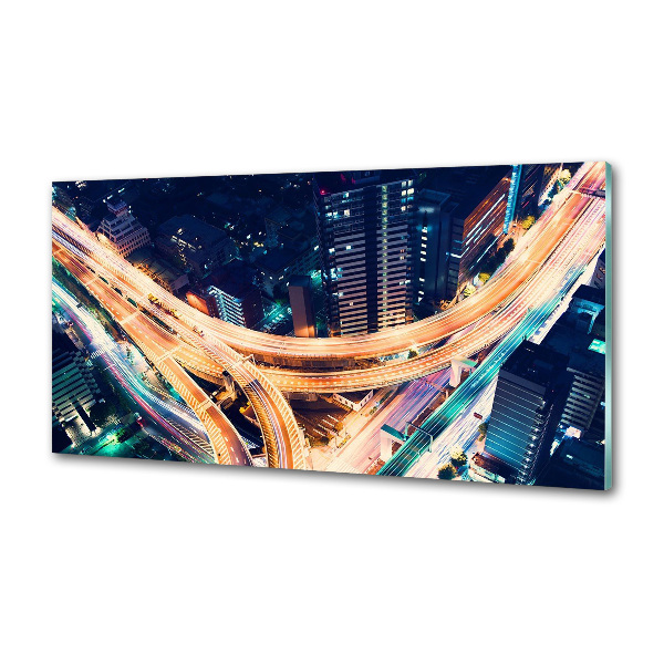 Panel de pared de cocina Autopista de Tokio